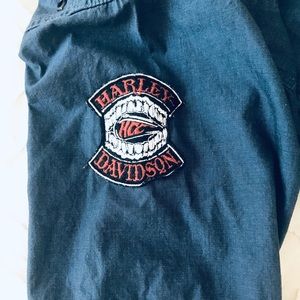 Harley Davidson Short Sleeve Button Up